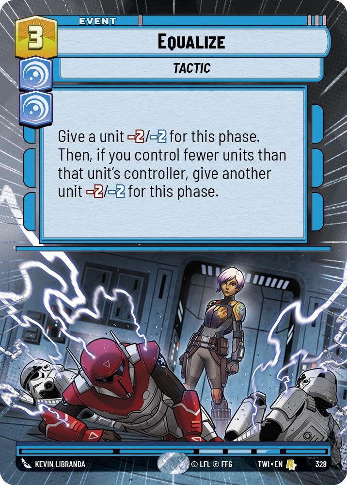 Equalize (328) (Hyperspace) (328) [Twilight of the Republic] | Jomio and Rueliete's Cards and Comics
