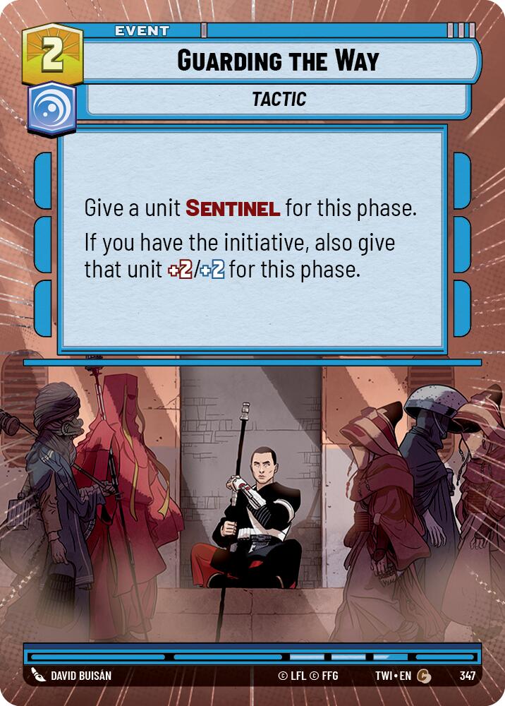 Guarding the Way (347) (Hyperspace) (347) [Twilight of the Republic] | Jomio and Rueliete's Cards and Comics