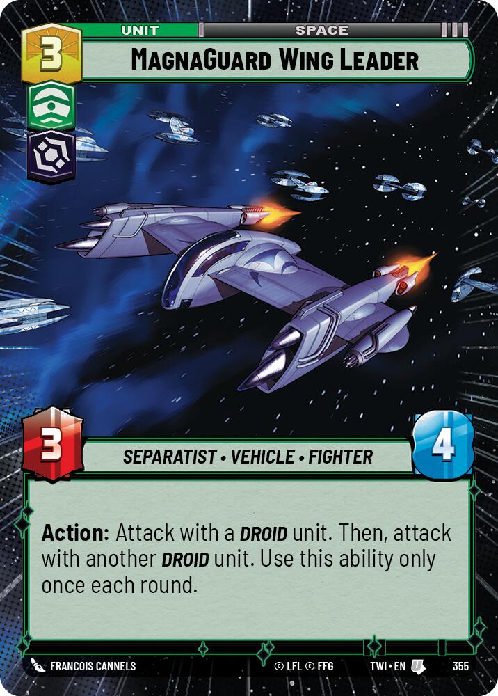 MagnaGuard Wing Leader (355) (Hyperspace) (355) [Twilight of the Republic] | Jomio and Rueliete's Cards and Comics