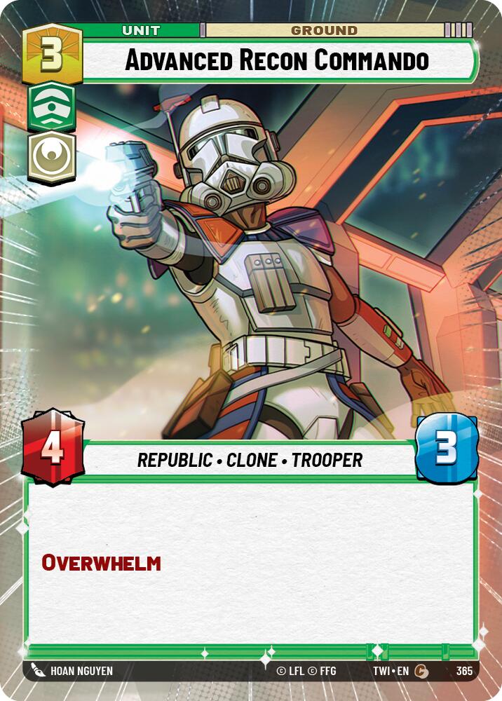 Advanced Recon Commando (365) (Hyperspace) (365) [Twilight of the Republic] | Jomio and Rueliete's Cards and Comics