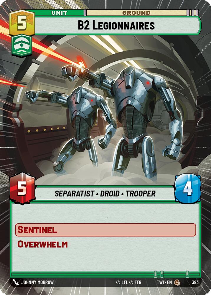 B2 Legionnaires (383) (Hyperspace) (383) [Twilight of the Republic] | Jomio and Rueliete's Cards and Comics