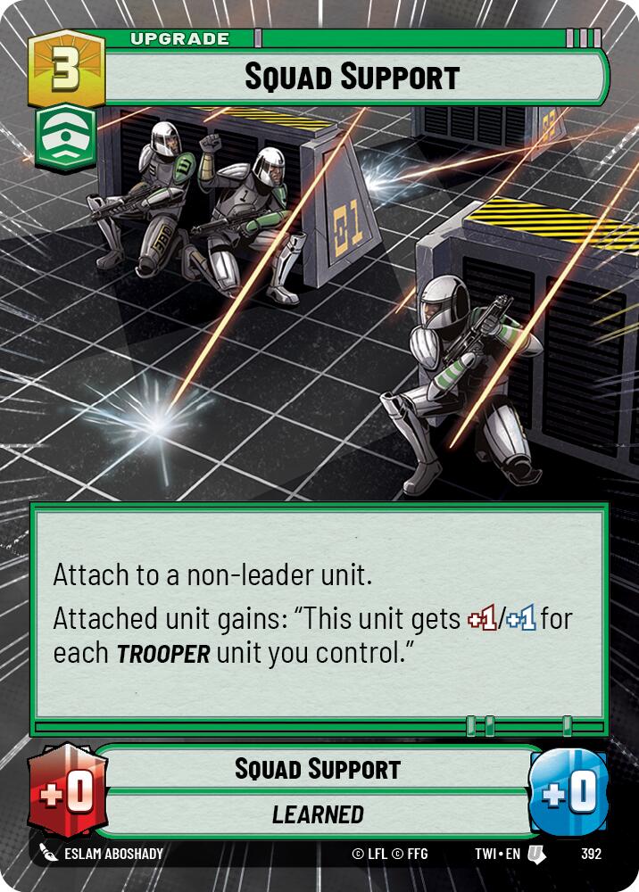 Squad Support (392) (Hyperspace) (392) [Twilight of the Republic] | Jomio and Rueliete's Cards and Comics
