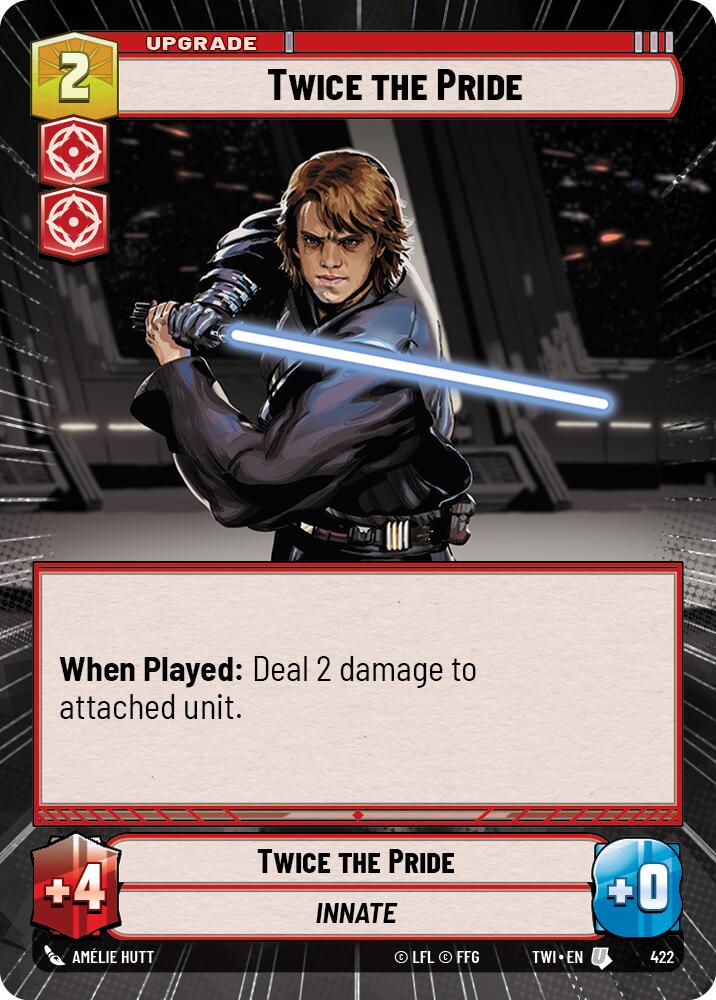 Twice the Pride (422) (Hyperspace) (422) [Twilight of the Republic] | Jomio and Rueliete's Cards and Comics