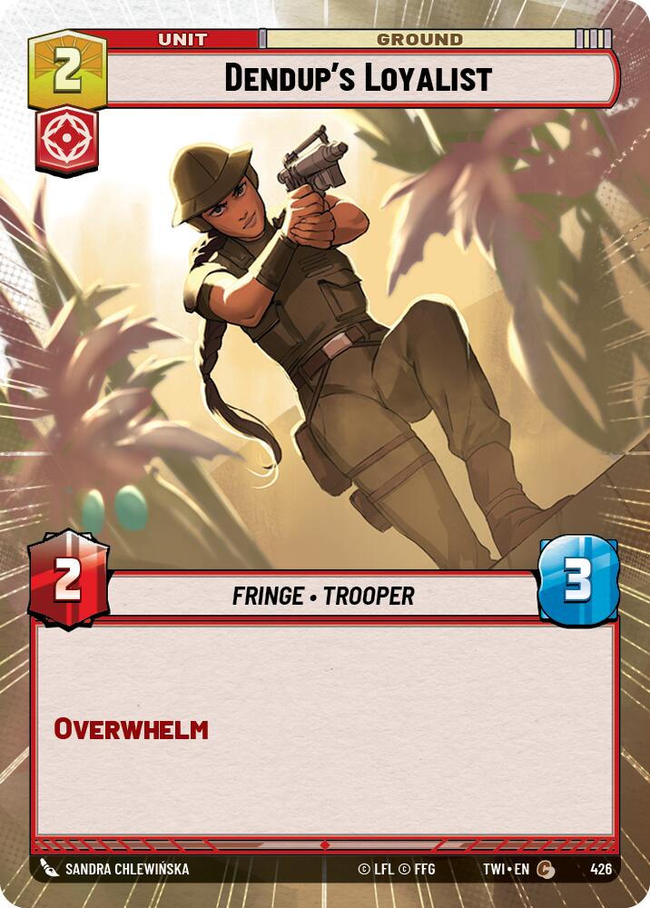 Dendup's Loyalist (426) (Hyperspace) (426) [Twilight of the Republic] | Jomio and Rueliete's Cards and Comics