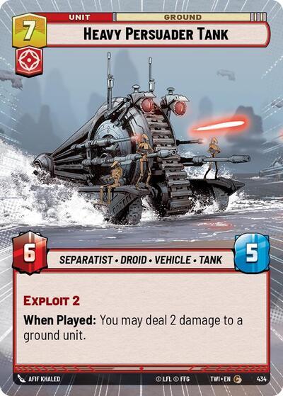 Heavy Persuader Tank (434) (Hyperspace) (434) [Twilight of the Republic] | Jomio and Rueliete's Cards and Comics