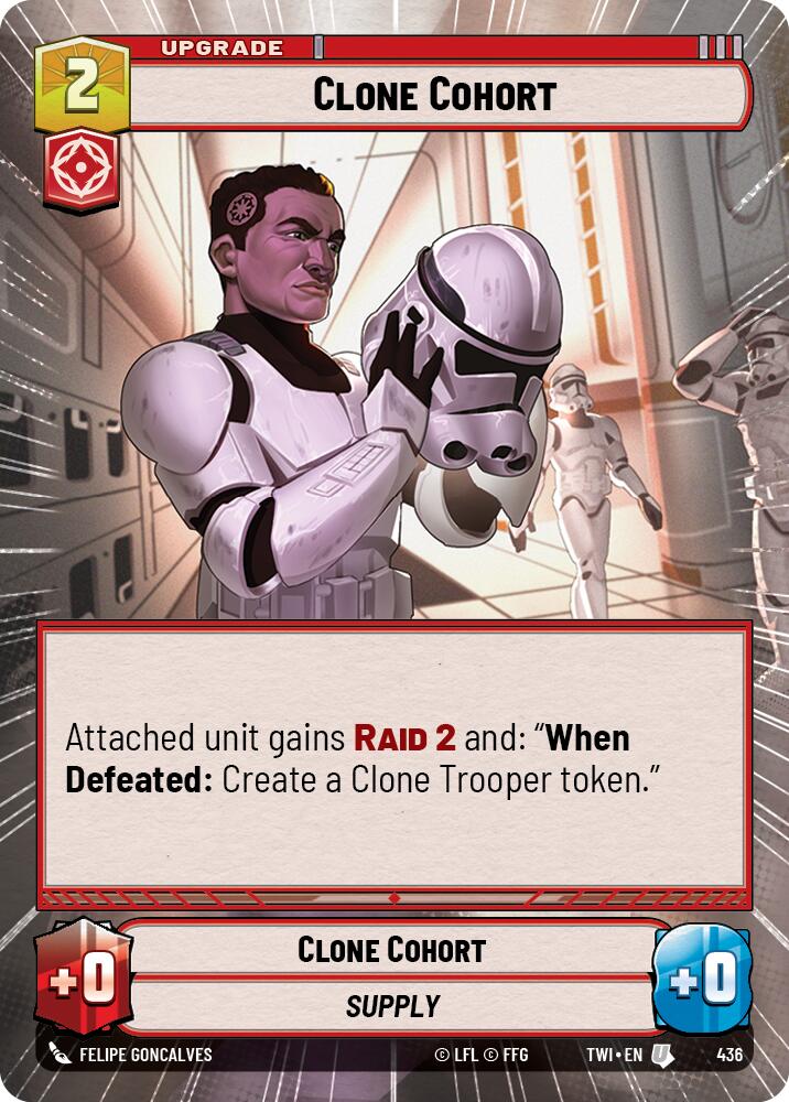 Clone Cohort (436) (Hyperspace) (436) [Twilight of the Republic] | Jomio and Rueliete's Cards and Comics