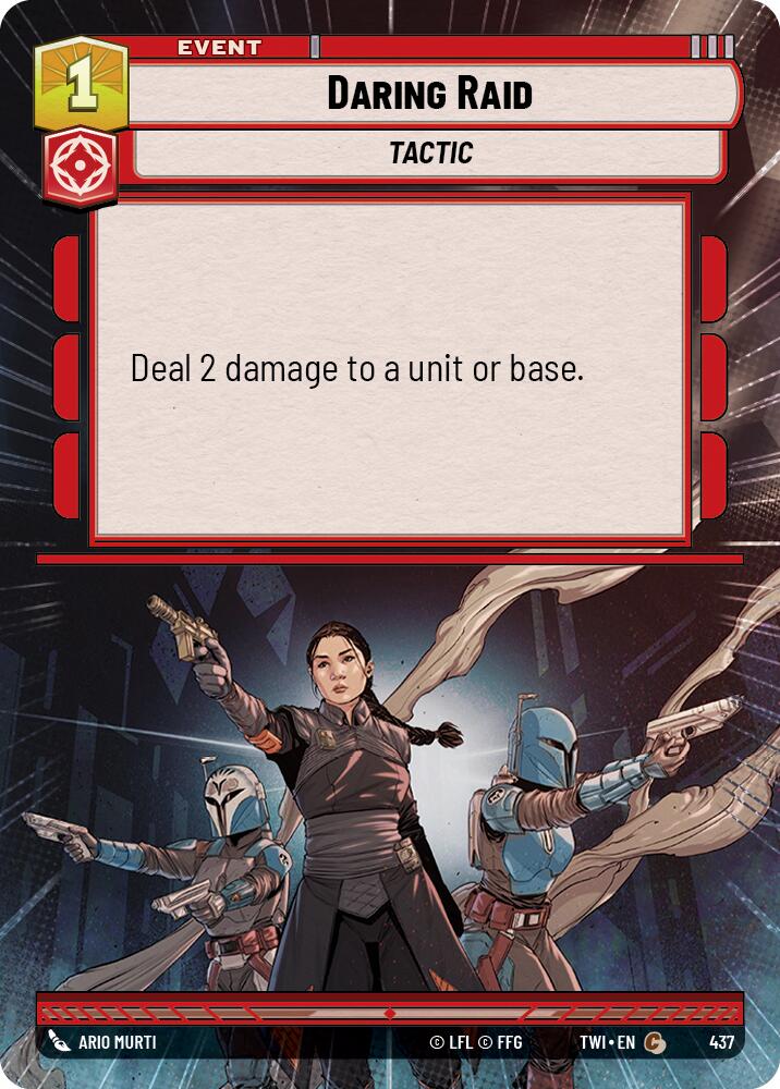 Daring Raid (437) (Hyperspace) (437) [Twilight of the Republic] | Jomio and Rueliete's Cards and Comics