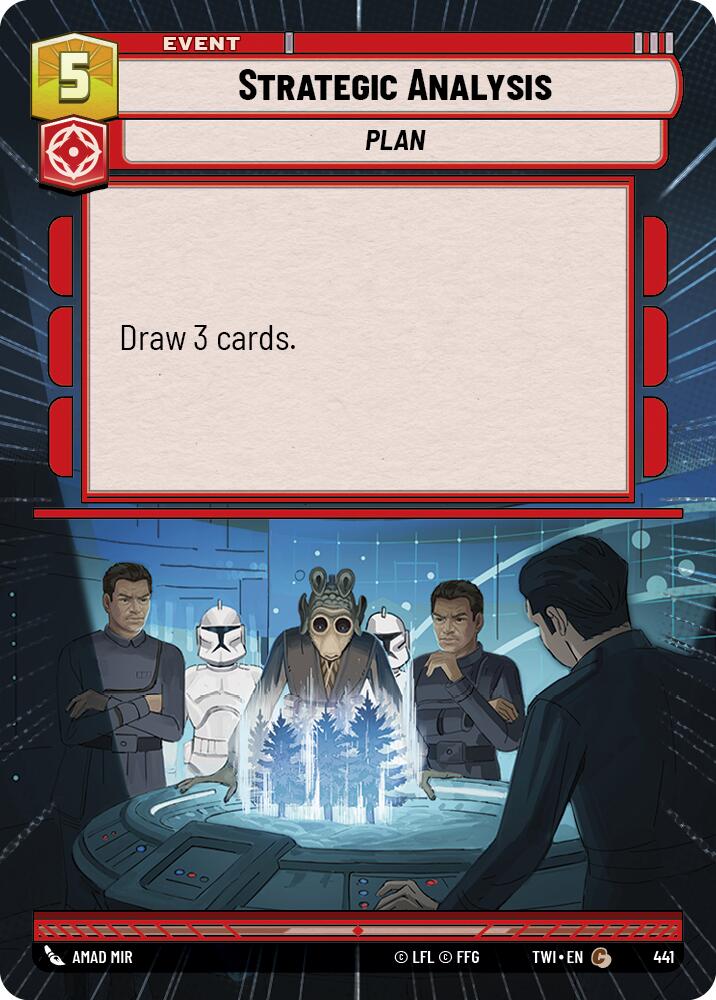 Strategic Analysis (441) (Hyperspace) (441) [Twilight of the Republic] | Jomio and Rueliete's Cards and Comics