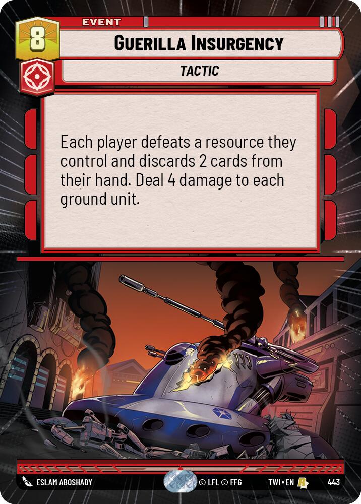 Guerilla Insurgency (443) (Hyperspace) (443) [Twilight of the Republic] | Jomio and Rueliete's Cards and Comics