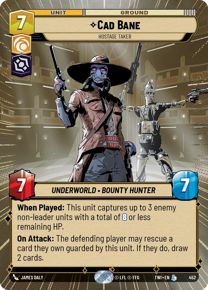 Cad Bane - Hostage Taker (452) (Hyperspace) (452) [Twilight of the Republic] | Jomio and Rueliete's Cards and Comics