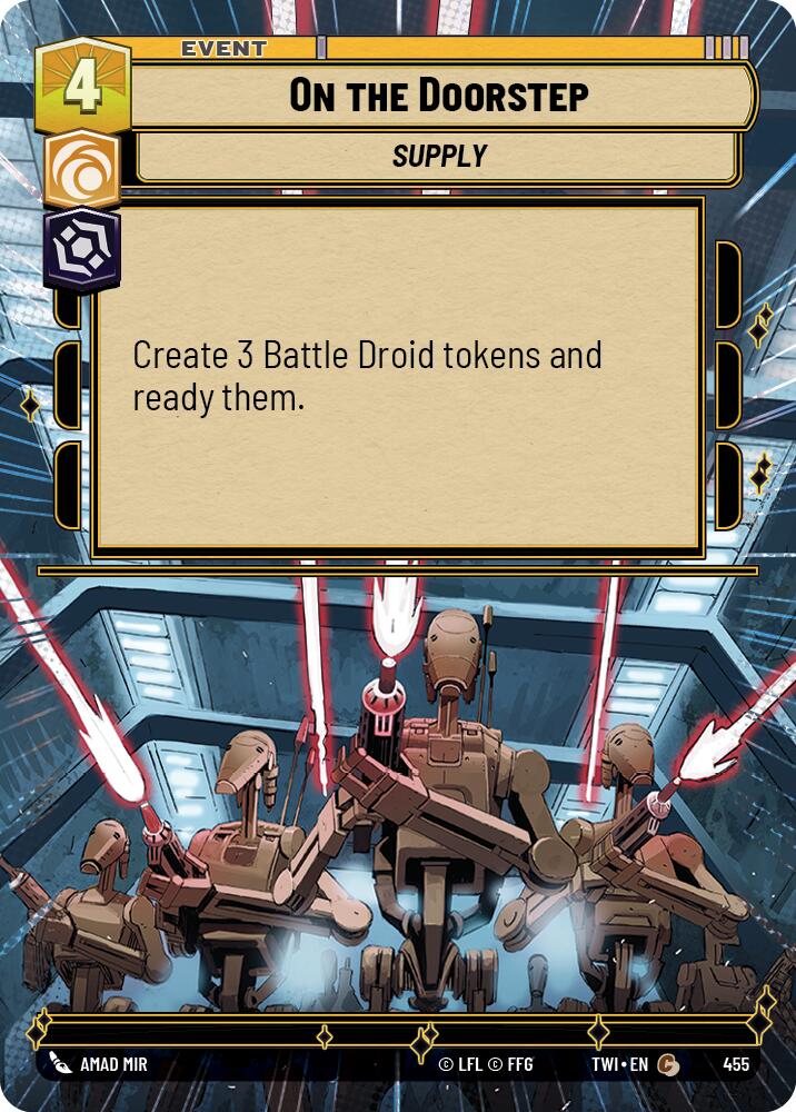 On the Doorstep (455) (Hyperspace) (455) [Twilight of the Republic] | Jomio and Rueliete's Cards and Comics