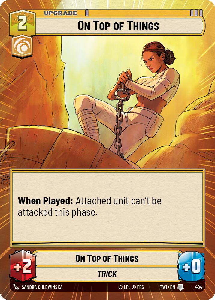 On Top of Things (484) (Hyperspace) (484) [Twilight of the Republic] | Jomio and Rueliete's Cards and Comics
