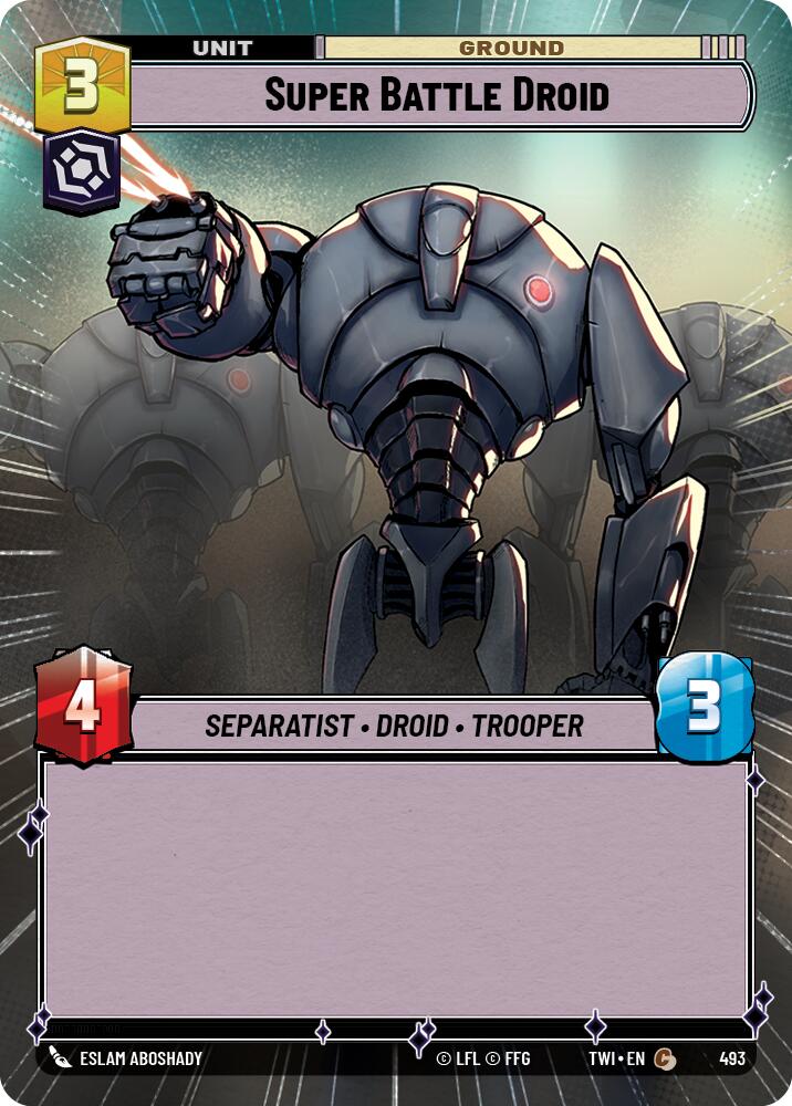 Super Battle Droid (493) (Hyperspace) (493) [Twilight of the Republic] | Jomio and Rueliete's Cards and Comics
