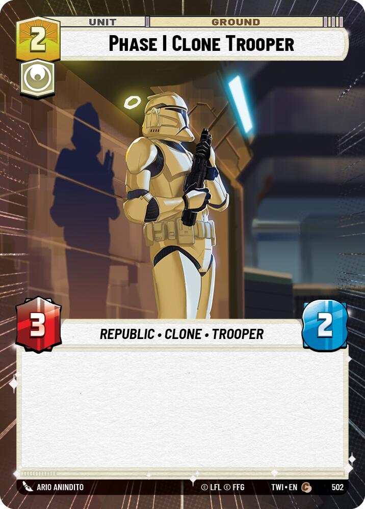 Phase I Clone Trooper (502) (Hyperspace) (502) [Twilight of the Republic] | Jomio and Rueliete's Cards and Comics