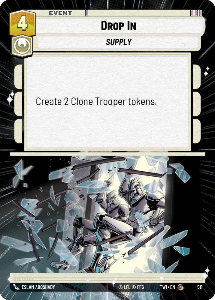 Drop In (511) (Hyperspace) (511) [Twilight of the Republic] | Jomio and Rueliete's Cards and Comics
