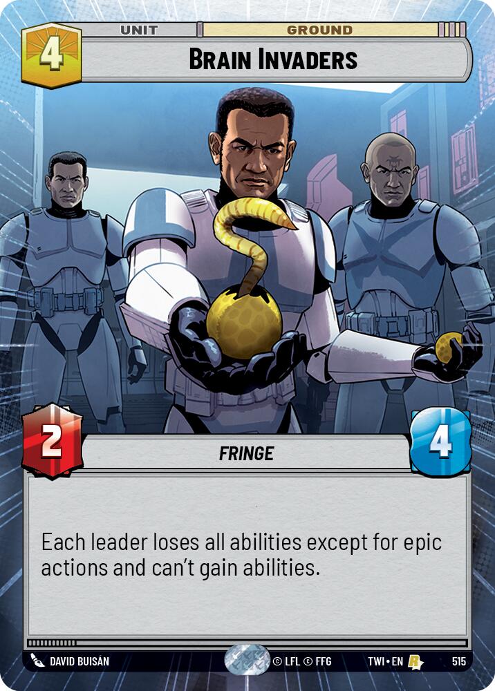 Brain Invaders (515) (Hyperspace) (515) [Twilight of the Republic] | Jomio and Rueliete's Cards and Comics