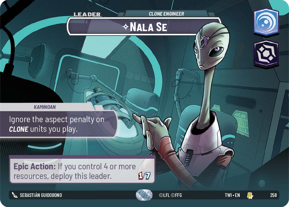 Nala Se - Clone Engineer (258) (Showcase) (258) [Twilight of the Republic] | Jomio and Rueliete's Cards and Comics