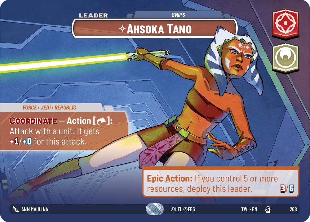 Ahsoka Tano - Snips (268) (Showcase) (268) [Twilight of the Republic] | Jomio and Rueliete's Cards and Comics