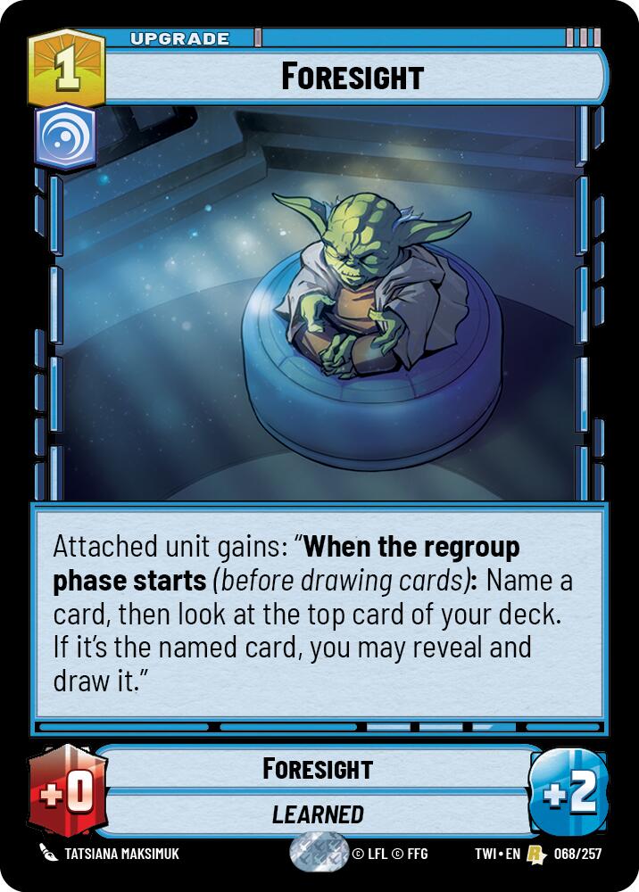 Foresight (068/257) (068/257) [Twilight of the Republic] | Jomio and Rueliete's Cards and Comics