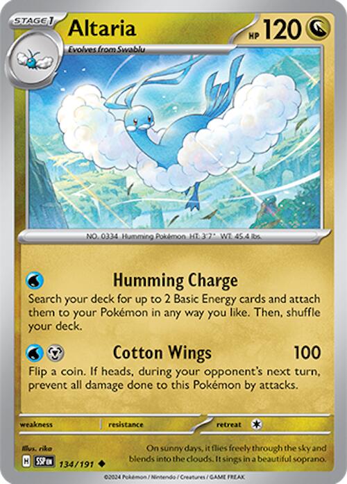 Altaria (134/191) [Scarlet & Violet: Surging Sparks] | Jomio and Rueliete's Cards and Comics