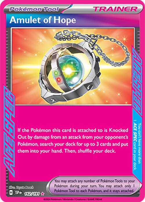 Amulet of Hope (162/191) [Scarlet & Violet: Surging Sparks] | Jomio and Rueliete's Cards and Comics