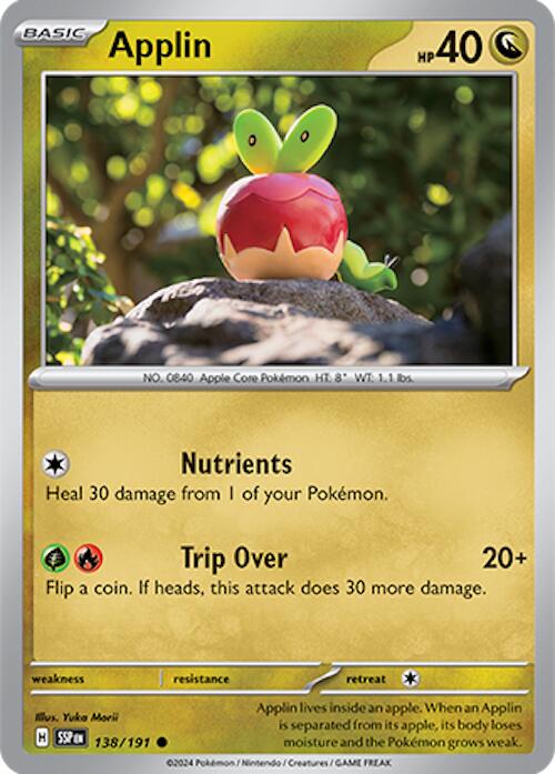 Applin (138/191) [Scarlet & Violet: Surging Sparks] | Jomio and Rueliete's Cards and Comics
