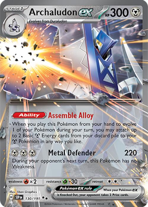 Archaludon ex (130/191) [Scarlet & Violet: Surging Sparks] | Jomio and Rueliete's Cards and Comics