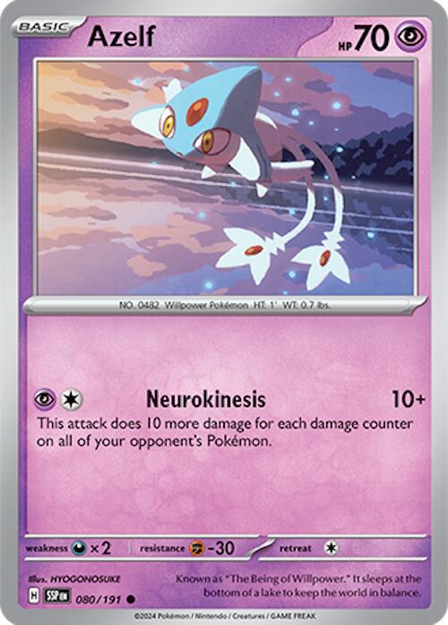 Azelf (080/191) [Scarlet & Violet: Surging Sparks] | Jomio and Rueliete's Cards and Comics