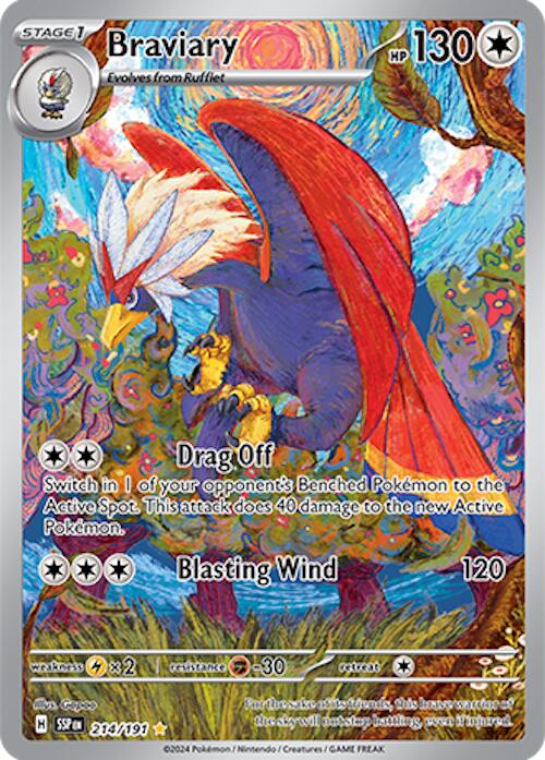 Braviary (214/191) [Scarlet & Violet: Surging Sparks] | Jomio and Rueliete's Cards and Comics
