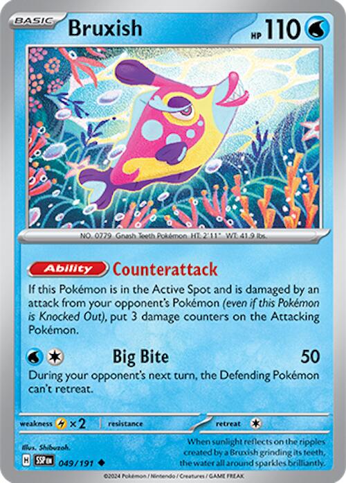 Bruxish (049/191) [Scarlet & Violet: Surging Sparks] | Jomio and Rueliete's Cards and Comics