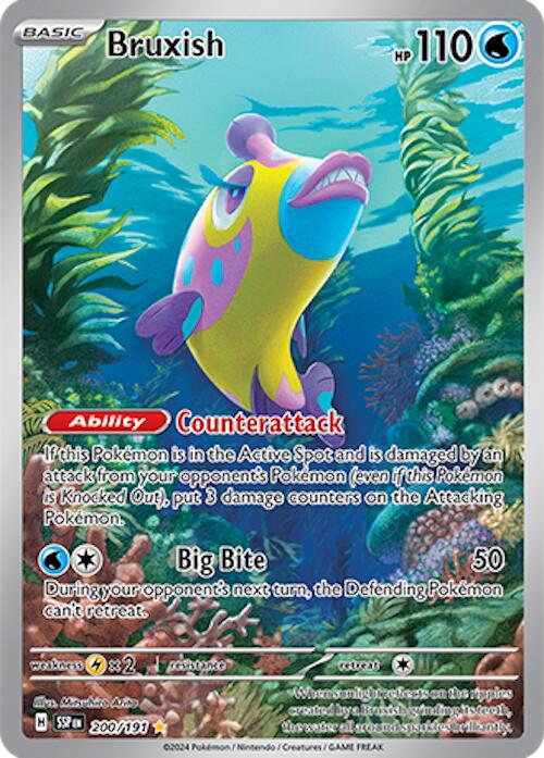 Bruxish (200/191) [Scarlet & Violet: Surging Sparks] | Jomio and Rueliete's Cards and Comics