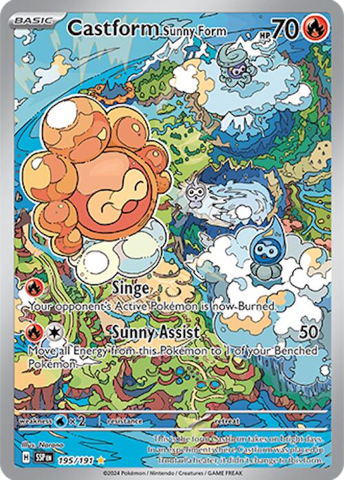 Castform Sunny Form (195/191) [Scarlet & Violet: Surging Sparks] | Jomio and Rueliete's Cards and Comics