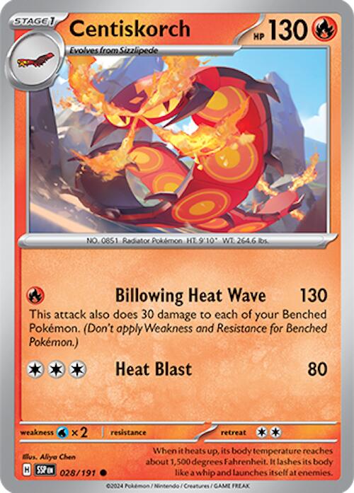 Centiskorch (028/191) [Scarlet & Violet: Surging Sparks] | Jomio and Rueliete's Cards and Comics