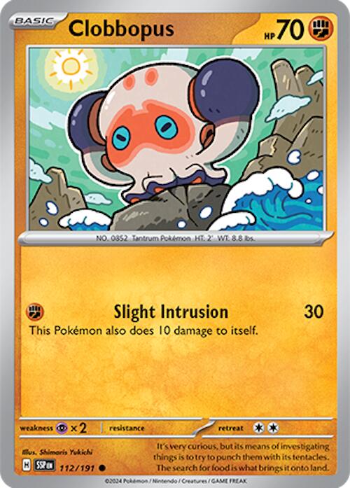 Clobbopus (112/191) [Scarlet & Violet: Surging Sparks] | Jomio and Rueliete's Cards and Comics