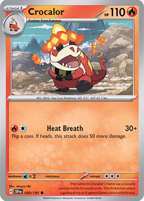 Crocalor (030/191) [Scarlet & Violet: Surging Sparks] | Jomio and Rueliete's Cards and Comics