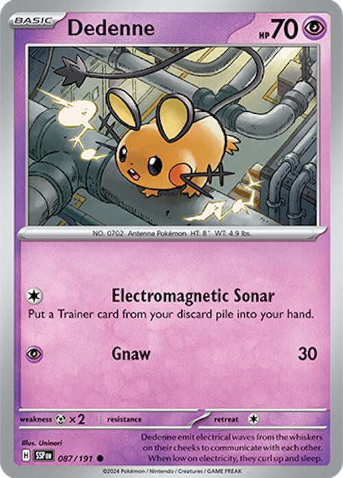 Dedenne (087/191) [Scarlet & Violet: Surging Sparks] | Jomio and Rueliete's Cards and Comics