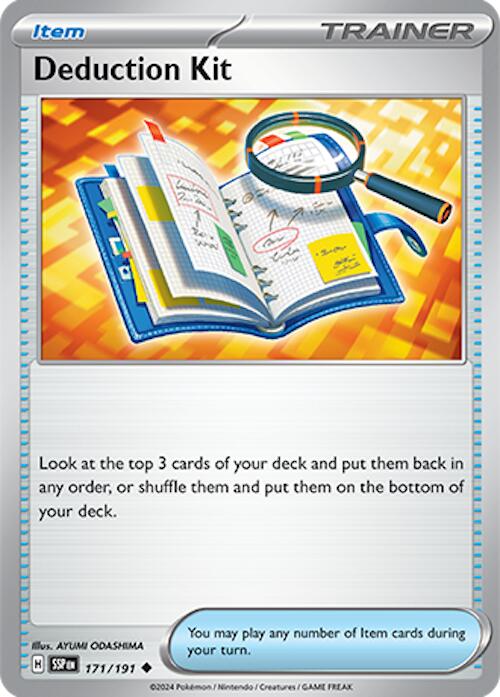 Deduction Kit (171/191) [Scarlet & Violet: Surging Sparks] | Jomio and Rueliete's Cards and Comics