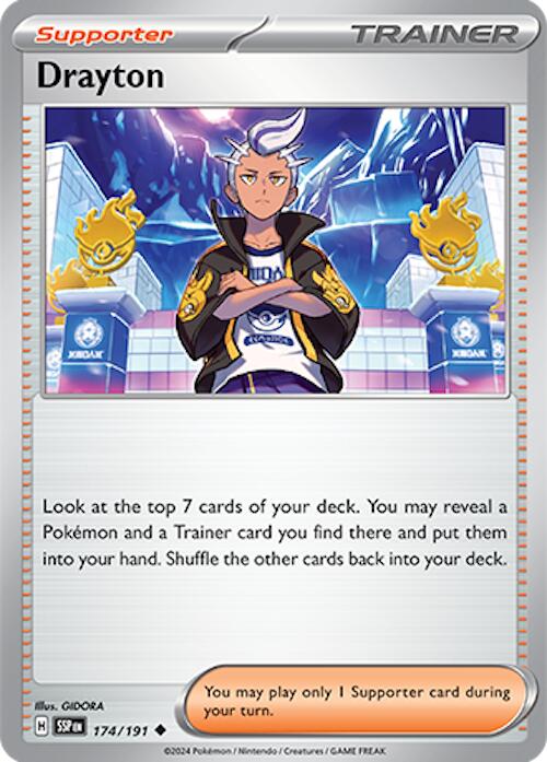 Drayton (174/191) [Scarlet & Violet: Surging Sparks] | Jomio and Rueliete's Cards and Comics