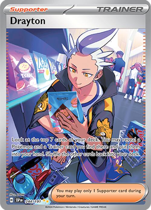 Drayton (244/191) [Scarlet & Violet: Surging Sparks] | Jomio and Rueliete's Cards and Comics