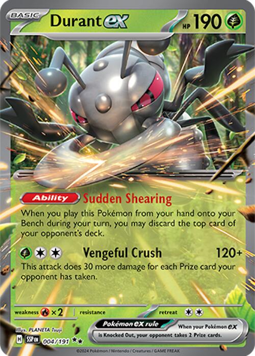 Durant ex (004/191) [Scarlet & Violet: Surging Sparks] | Jomio and Rueliete's Cards and Comics