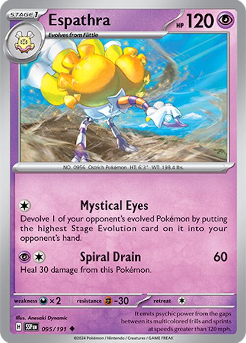 Espathra (095/191) [Scarlet & Violet: Surging Sparks] | Jomio and Rueliete's Cards and Comics