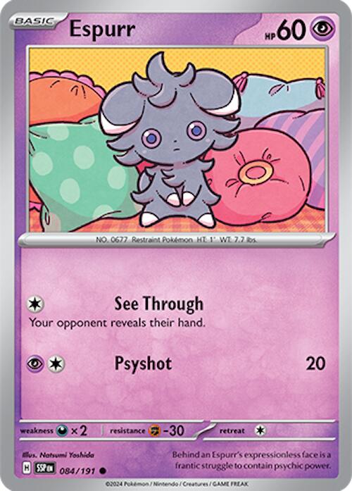Espurr (084/191) [Scarlet & Violet: Surging Sparks] | Jomio and Rueliete's Cards and Comics