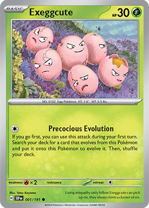Exeggcute (001/191) [Scarlet & Violet: Surging Sparks] | Jomio and Rueliete's Cards and Comics