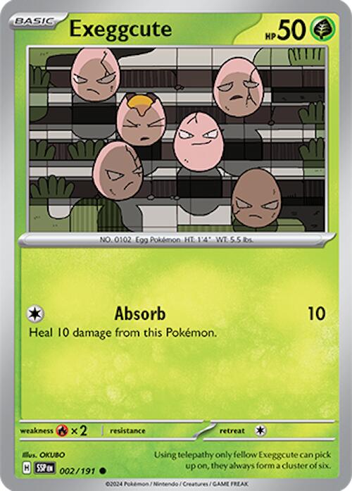 Exeggcute (002/191) [Scarlet & Violet: Surging Sparks] | Jomio and Rueliete's Cards and Comics