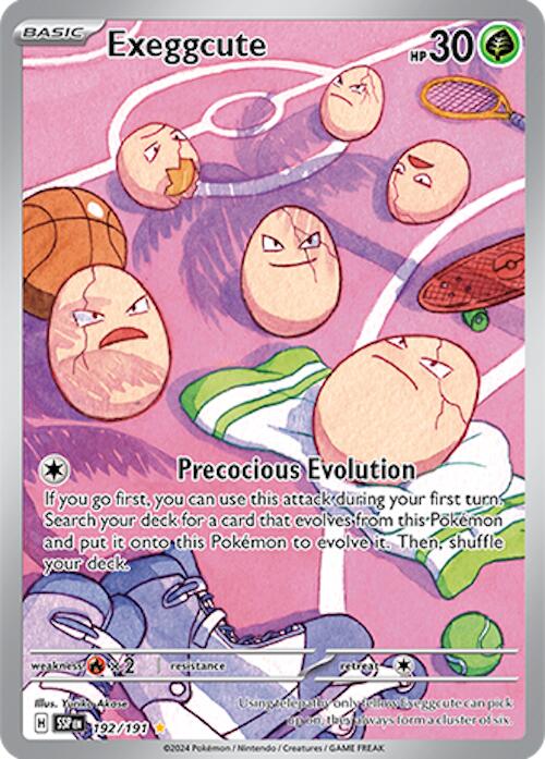 Exeggcute (192/191) [Scarlet & Violet: Surging Sparks] | Jomio and Rueliete's Cards and Comics