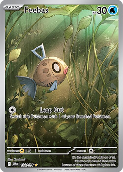 Feebas (198/191) [Scarlet & Violet: Surging Sparks] | Jomio and Rueliete's Cards and Comics