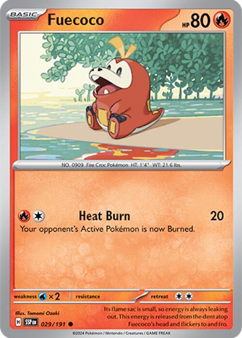 Fuecoco (029/191) [Scarlet & Violet: Surging Sparks] | Jomio and Rueliete's Cards and Comics