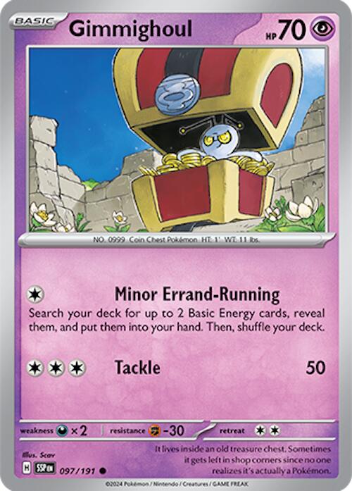 Gimmighoul (097/191) [Scarlet & Violet: Surging Sparks] | Jomio and Rueliete's Cards and Comics