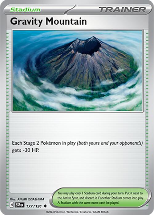 Gravity Mountain (177/191) [Scarlet & Violet: Surging Sparks] | Jomio and Rueliete's Cards and Comics