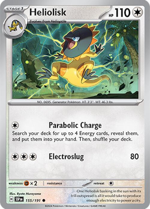 Heliolisk (155/191) [Scarlet & Violet: Surging Sparks] | Jomio and Rueliete's Cards and Comics